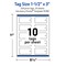 Avery Printable Rectangle Price Tags, Sure Feed Technology, 1-1/2" x 3", Matte White Cardstock, Print-to-The-Edge, Laser/Inkjet Printable, 100 Total